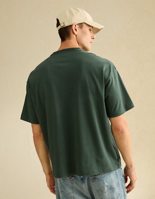 AE Boxy Fit Sueded Jersey T-Shirt