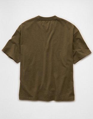 AE Boxy Fit Sueded Jersey T-Shirt