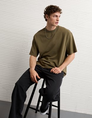 AE Boxy Fit Sueded Jersey T-Shirt from American Eagle - $20.96