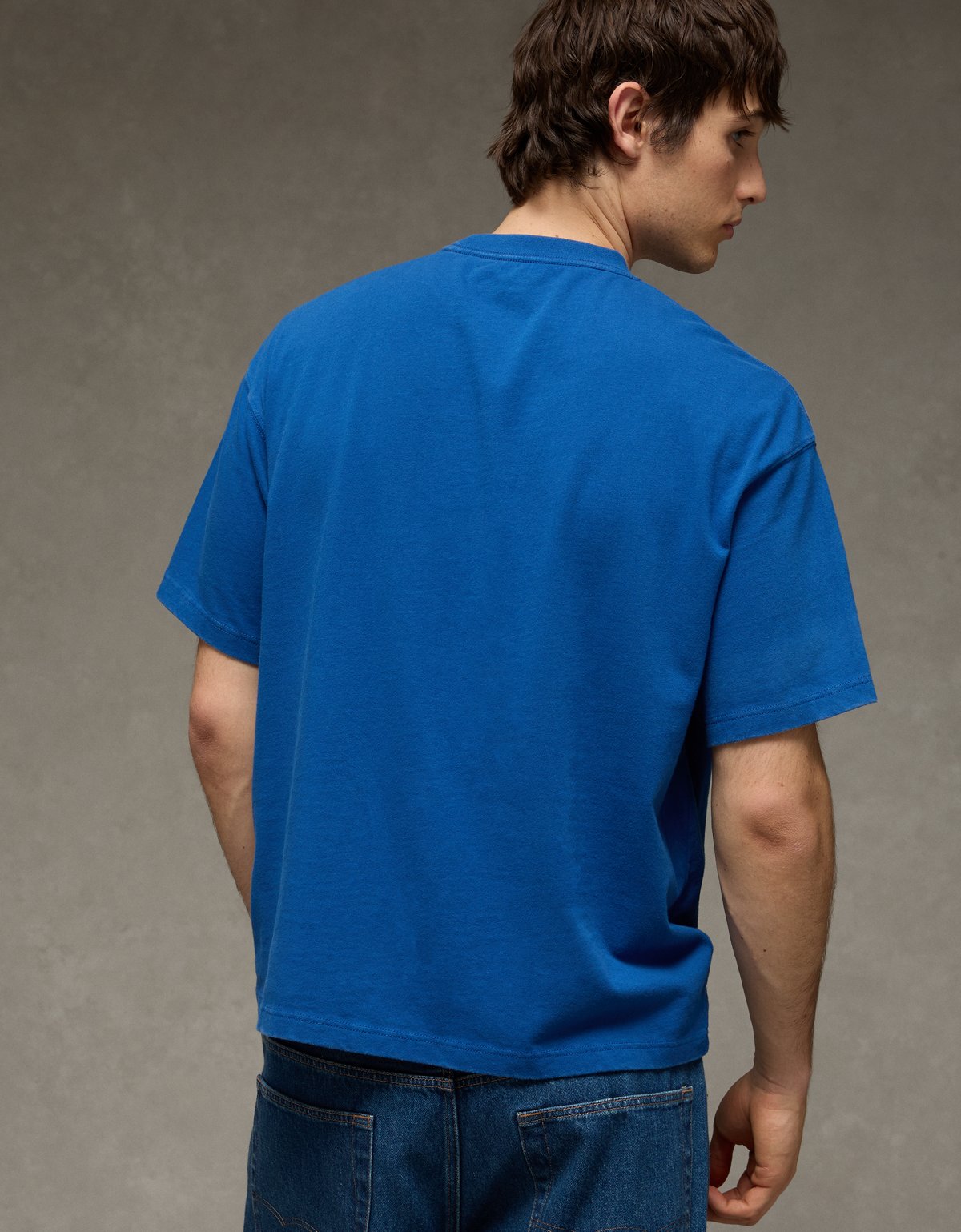 AE Boxy Fit Sueded Jersey T-Shirt - image 2