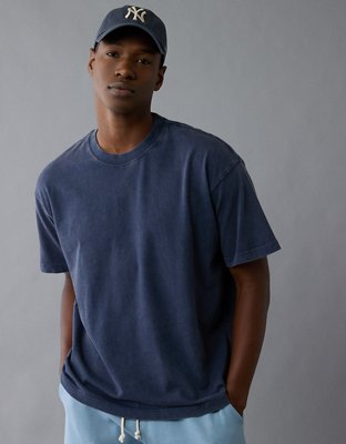 AE Boxy Fit Sueded Jersey T-Shirt | American Eagle