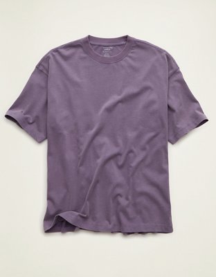 AE Boxy Fit Sueded Jersey T-Shirt | American Eagle