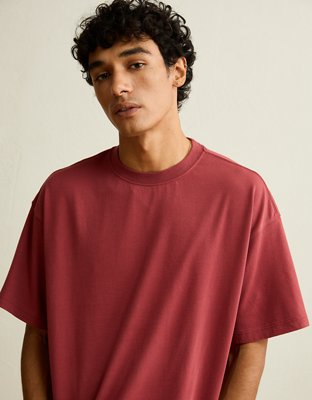 AE Boxy Fit Sueded Jersey T-Shirt