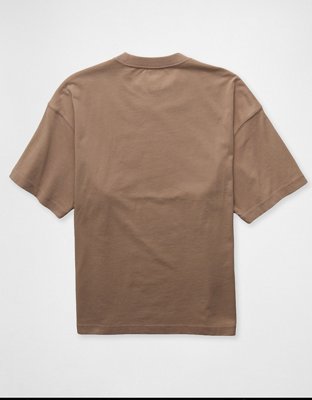 AE Boxy Fit Sueded Jersey T-Shirt