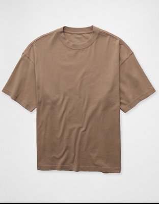 AE Boxy Fit Sueded Jersey T-Shirt