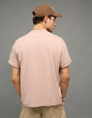 AE Boxy Fit Sueded Jersey T-Shirt