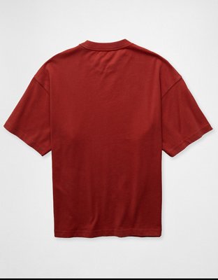 AE Boxy Fit Sueded Jersey T-Shirt
