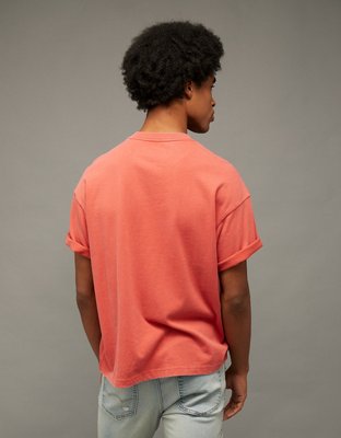 AE Boxy Fit Sueded Jersey T-Shirt