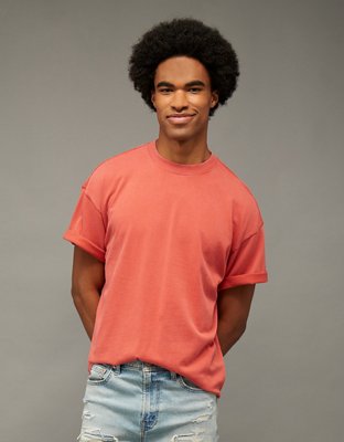 AE Boxy Fit Sueded Jersey T-Shirt