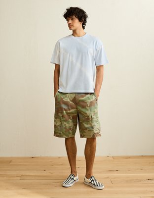AE Playera de Tejido de Punto de Fit Recto de Gamuza