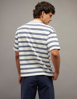 AE Relaxed Short-Sleeve Rugby Polo Shirt