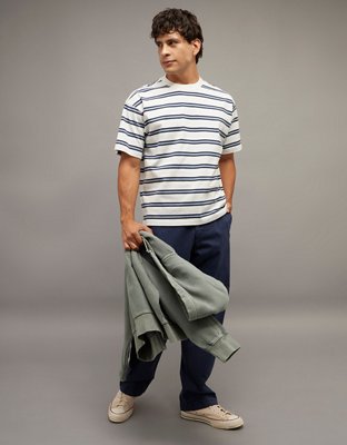 AE Relaxed Short-Sleeve Rugby Polo Shirt