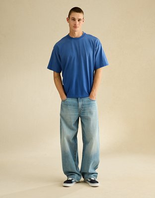 AE Boxy Fit Sueded Jersey T-Shirt