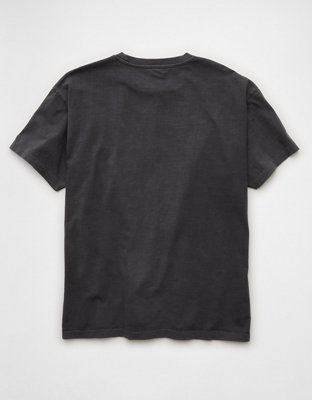 Мужская футболка American Eagle AE Vintage Relaxed Fit, цвет: Чёрный — фото 4