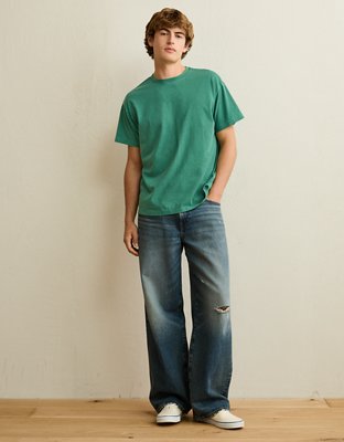 AE Playera Vintage de Fit Relajado