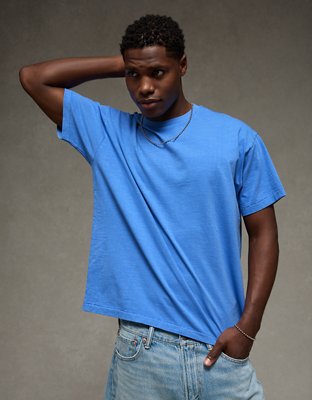 AE Boxy Fit Sueded Jersey T-Shirt | American Eagle