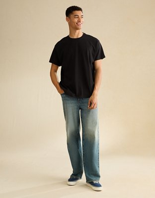 T-shirt rétro à coupe décontractée AE