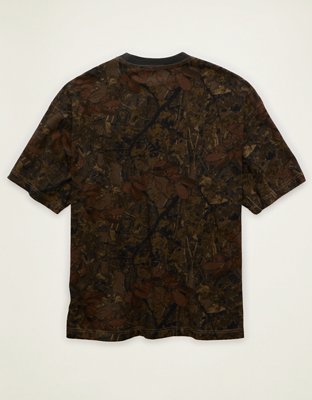 AE Boxy Fit Sueded Jersey T-Shirt