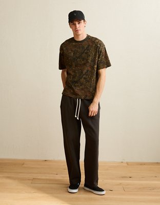 AE Boxy Fit Sueded Jersey T-Shirt