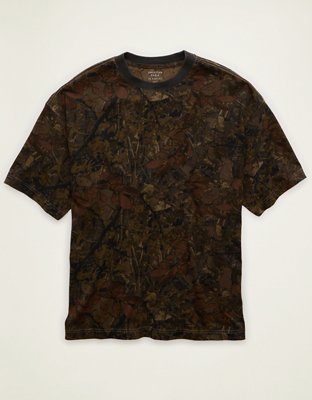 AE Boxy Fit Sueded Jersey T-Shirt