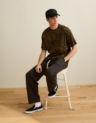 AE Boxy Fit Sueded Jersey T-Shirt