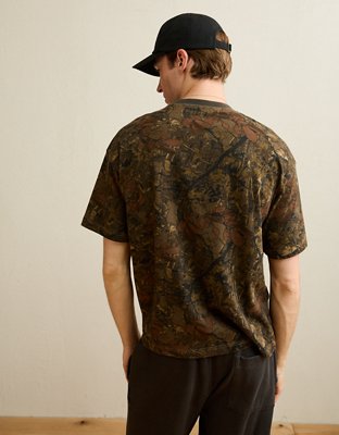 AE Boxy Fit Sueded Jersey T-Shirt