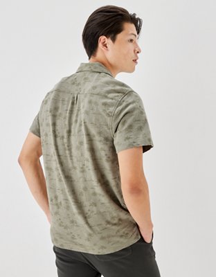 AE Super Soft Slub Button-Up Shirt