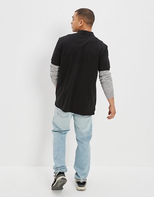 AE Lived-In Pique Polo Shirt