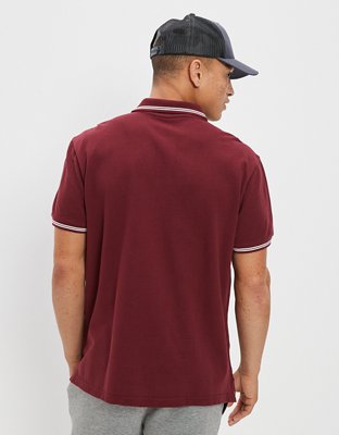 Мужские рубашки American Eagle AE Legend Tipped Polo Shirt — фото 2