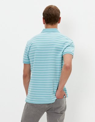 AE Striped Pique Polo Shirt
