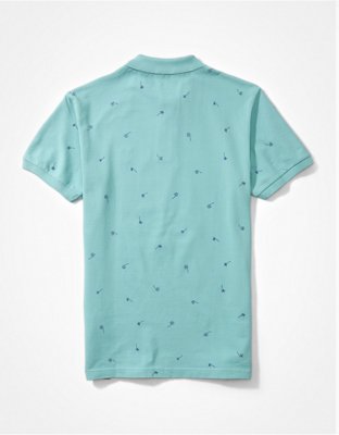 AE Printed Flex Pique Polo Shirt