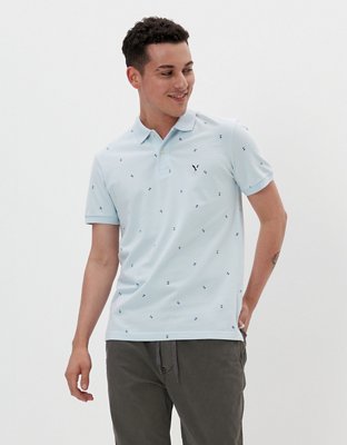AE Printed Flex Pique Polo Shirt
