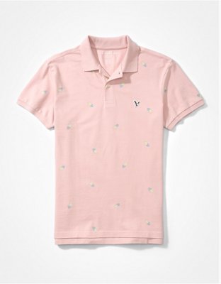AE Printed Flex Pique Polo Shirt