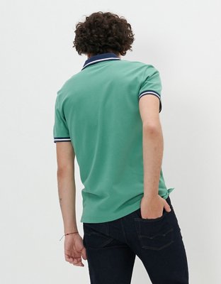 AE Tipped Pique Polo Shirt