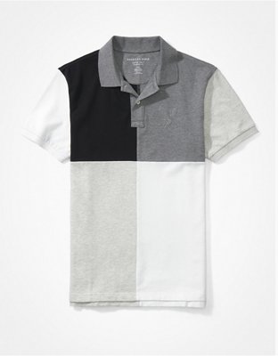 AE Colorblock Pique Polo Shirt