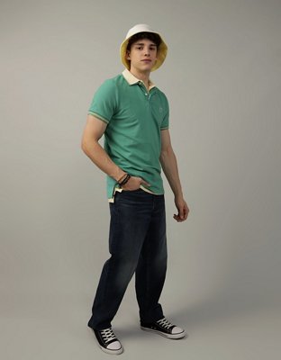 AE Tipped Pique Polo Shirt
