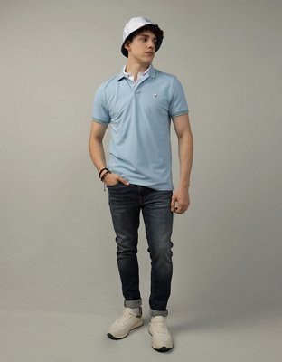 AE Tipped Pique Polo Shirt