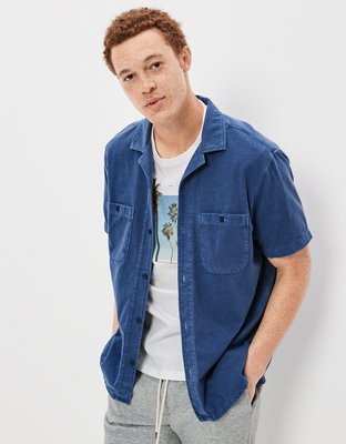 AE Super Soft Camisa tejida con botones