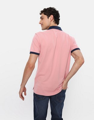 Мужские рубашки American Eagle AE Pique Polo Shirt — фото 2