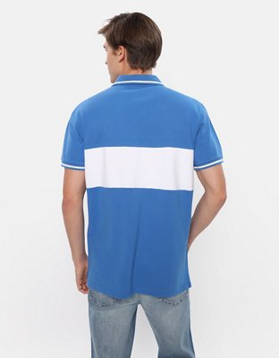 AE Colorblock Pique Polo Shirt