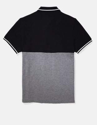 AE Colorblock Pique Polo Shirt