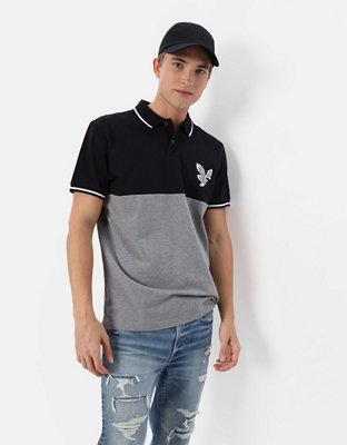 AE Colorblock Pique Polo Shirt