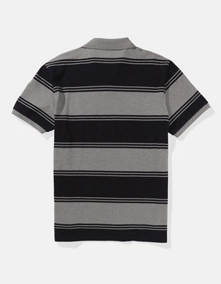 AE Striped Pique Polo Shirt