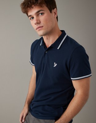 Classic Short Sleeve Pique Polo - Men - Ready-to-Wear