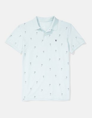 AE Flex Pique Printed Polo Shirt
