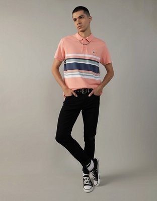 AE Striped Polo Shirt