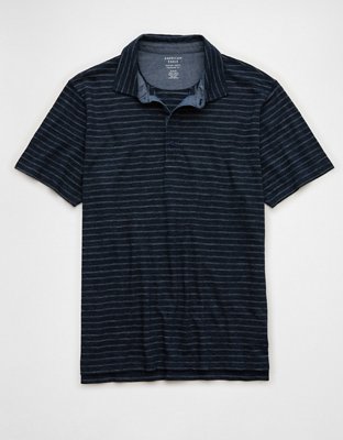 AE Jersey Striped Polo Shirt