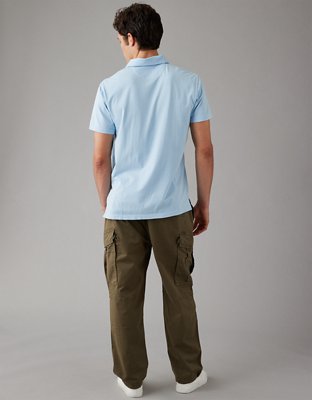 Мужские рубашки American Eagle AE Legend Jersey Polo Shirt — фото 2
