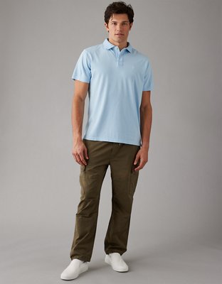 Мужские рубашки American Eagle AE Legend Jersey Polo Shirt — фото 4