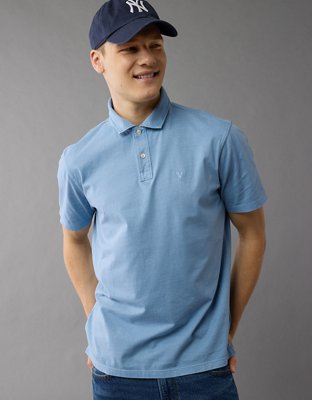 Polo en jersey d’aspect déjà porté AE